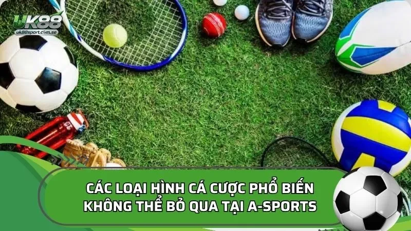 Các loại hình cá cược phổ biến không thể bỏ qua tại A-Sports