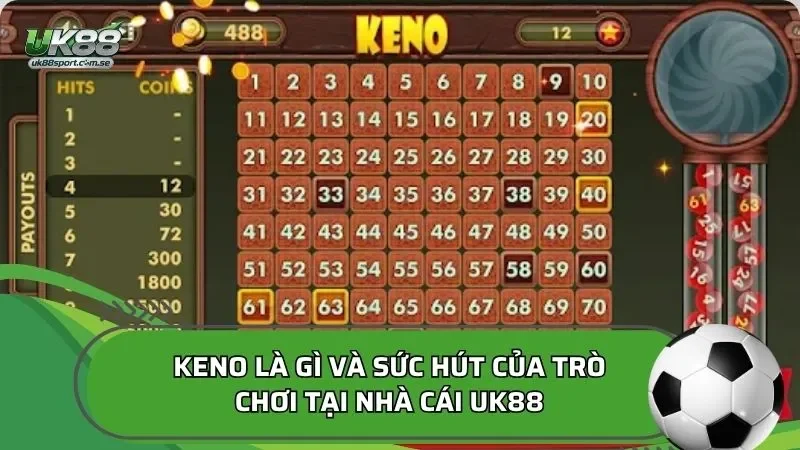 Keno là gì và sức hút của trò chơi tại nhà cái UK88